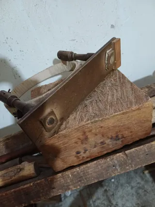 Bastidor bordar antiguo de madera