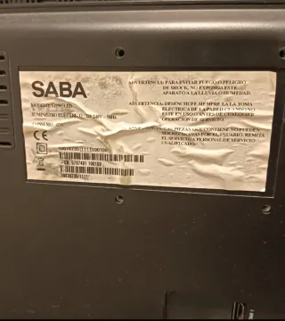 Televisor SABA Negro