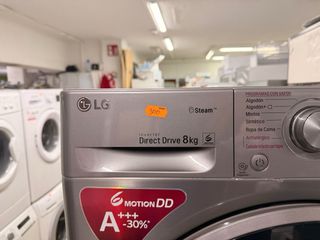Lavadora LG 8kg Inverter Direct Drive Gris