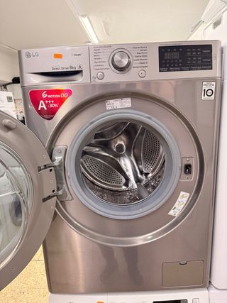 Lavadora LG 8kg Inverter Direct Drive Gris
