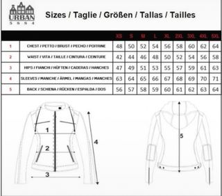 Chaqueta Cuero URBAN 5884 Negra