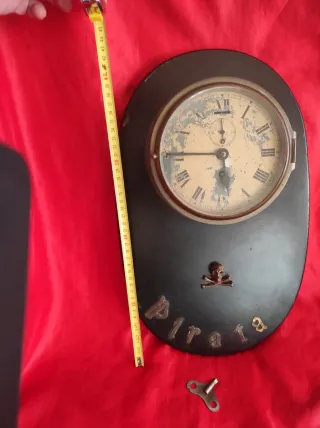 Reloj de pared Pirata calavera