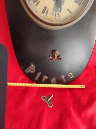 Reloj de pared Pirata calavera