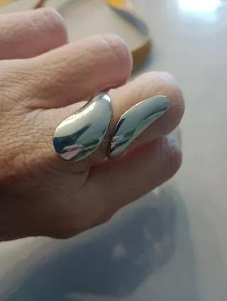 Anello donna argento regolabile