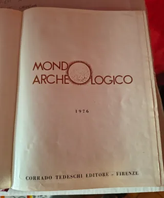 Libro Mondo Archeologico 1976