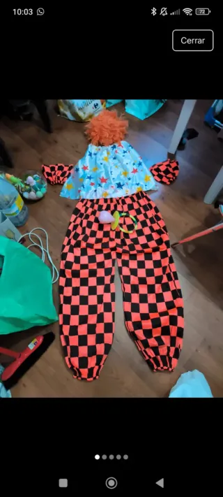 Disfraz payaso completo