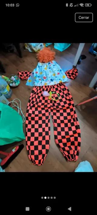 Disfraz payaso completo