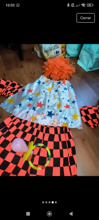 Disfraz payaso completo
