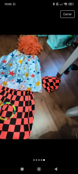 Disfraz payaso completo