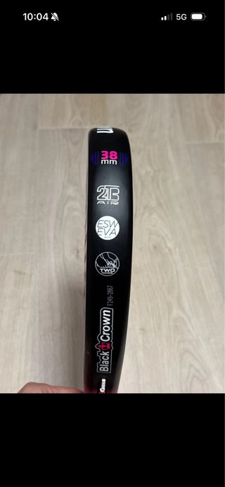 Pala de pádel Black Crown