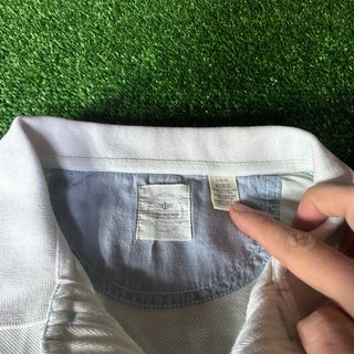 Polo Dockers Blanco Talla L