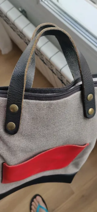 Mochila Daniel Chong Gris y Roja