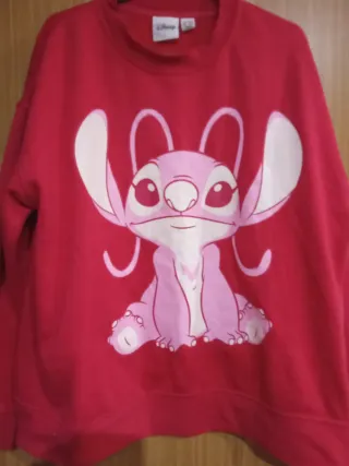 Sudadera con personaje rosa Talla M