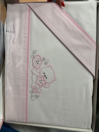 Juego de cuna para bebé con ositos