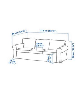 Sofá, butaca y reposapiés beige