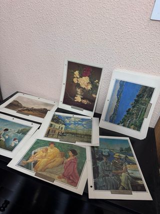 Lote Láminas Arte Grandes Maestros Pintura