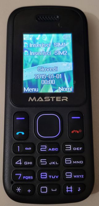 Cellulare MASTER MF015 Dual SIM
