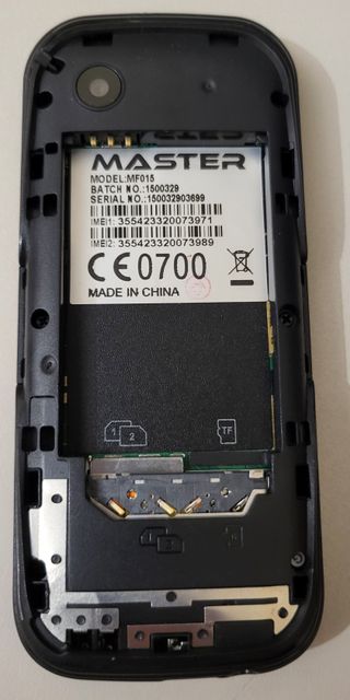 Cellulare MASTER MF015 Dual SIM