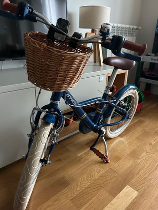 Bicicleta Decathlon City 900 16 Azul