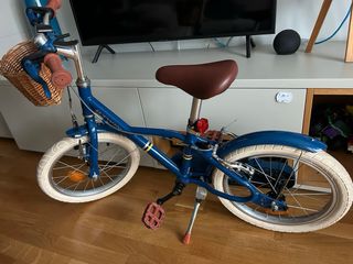 Bicicleta Decathlon City 900 16 Azul