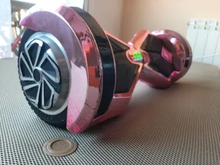 Hoverboard rosa brillante