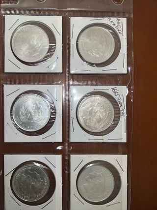 Monedas de Plata Varios Años 12€. Plata 0,925.