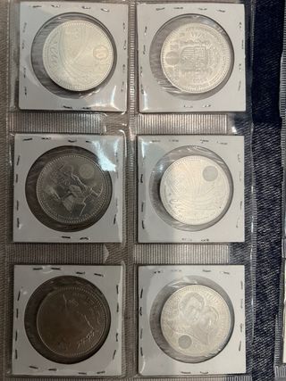 Monedas de Plata Varios Años 12€. Plata 0,925.