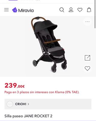 Silla de paseo Jane Rocket 2