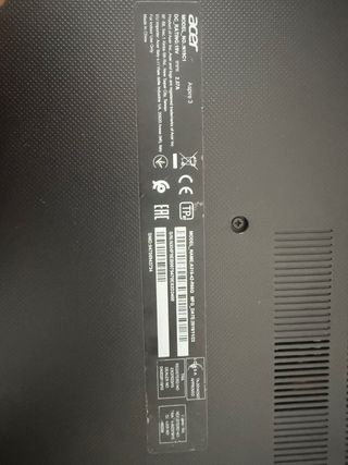 Ordenador Acer Negro