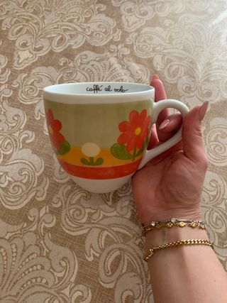 Tazza grande Thun floreale