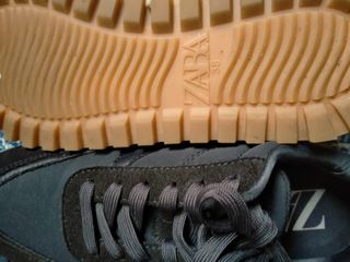 Zapatillas Zara T.38 Azul