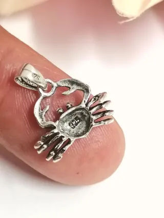 Colgante Plata 925 Cangrejo 1.20×1.70 cm.