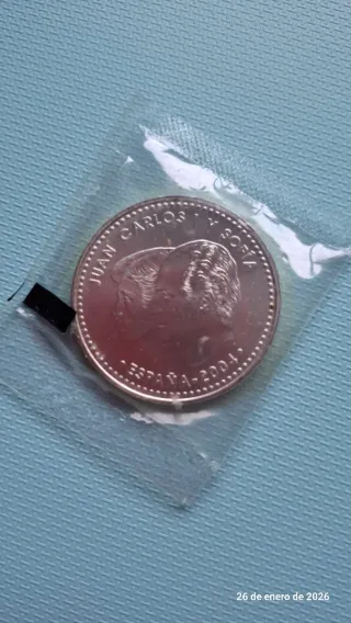 Moneda Juan Carlos y Sofía España 2004
