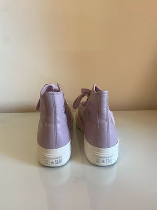 Converse Piel Lavanda Talla 38