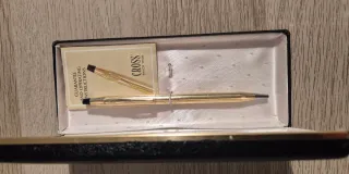 Bolígrafo Cross Chapado en Oro