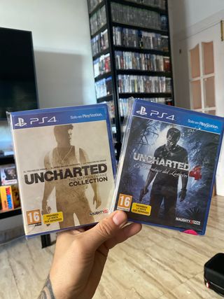 Uncharted 1, 2, 3 y 4 PS4