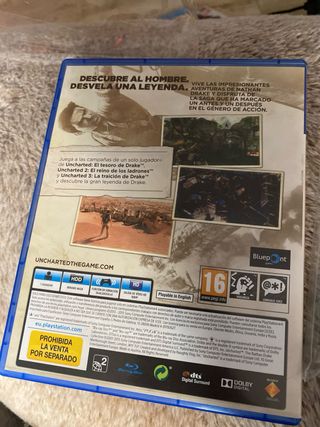 Uncharted 1, 2, 3 y 4 PS4