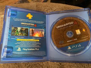 Uncharted 1, 2, 3 y 4 PS4