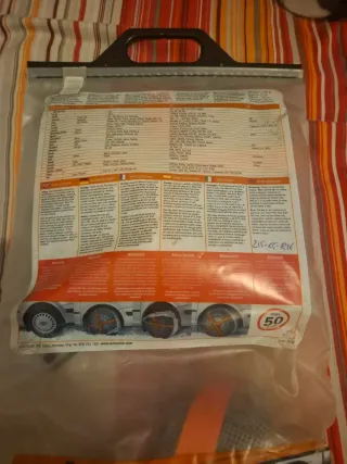 Cadenas textiles para nieve AutoSock Talla 62