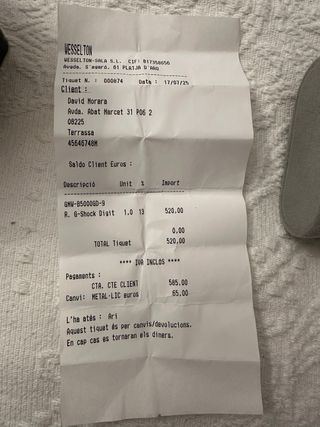 Reloj Casio G-SHOCK Full Metal Dorado