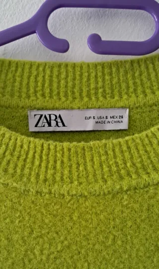 Jersey verde Zara