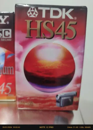 Lote 4 cintas VHS-C Philips, Sony, TDK