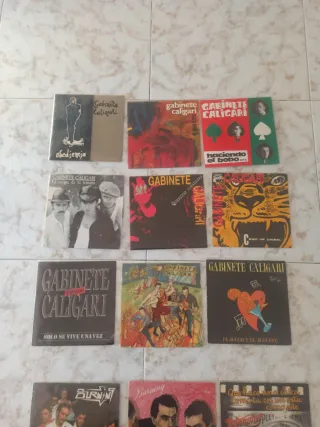 Discos Vinilo Gabinete Caligari y Burning