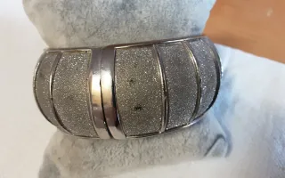 Coppia bracciali metallo