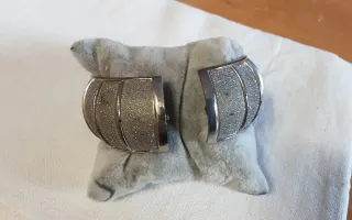 Coppia bracciali metallo