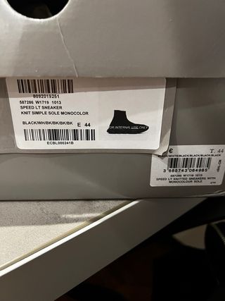 Balenciaga Speed Sneakers Nere