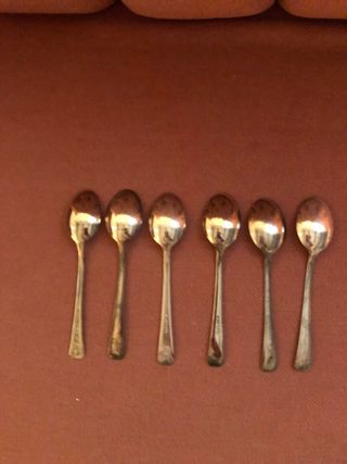 Set 6 Cucchiaini Caffè in Silver Plated