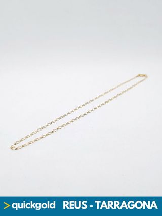 035-02-00691 CADENA ORO 18K FIGARO 42.4CM