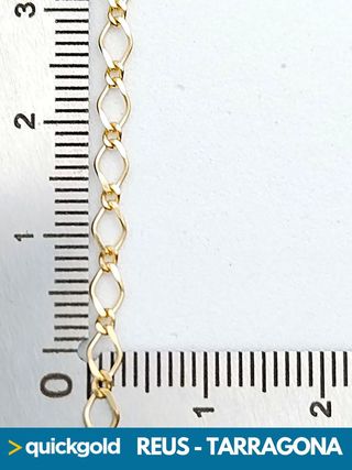 035-02-00691 CADENA ORO 18K FIGARO 42.4CM