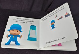 Pocoyó cumpleaños d Elly:Libro adhesivos y colores